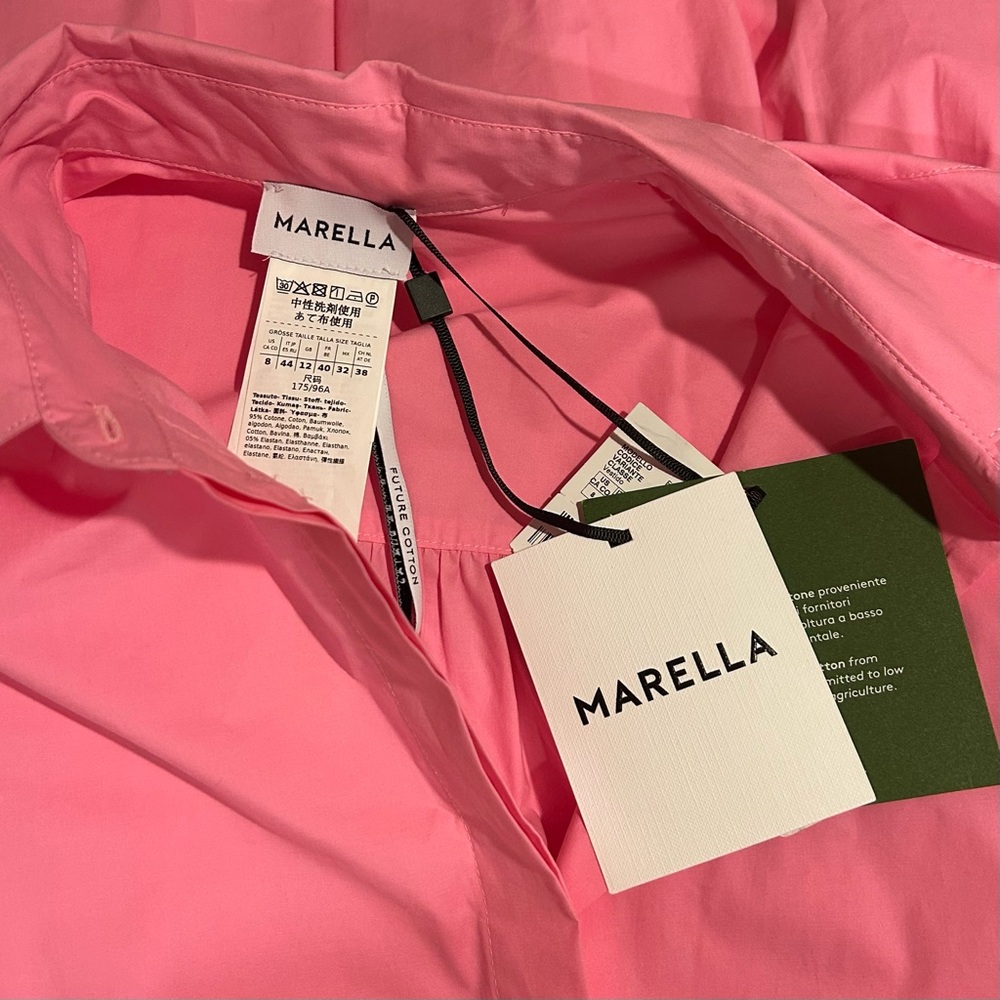 MARELLA Ebert Cotton Poplin 
Collared Shirt Dress - Picture 12 of 12